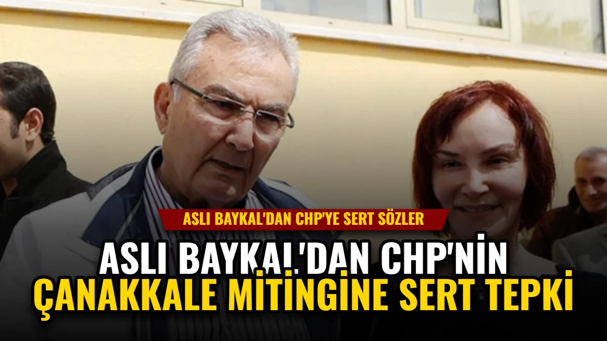 Aslı Baykal'dan CHP'nin Çanakkale Mitingine Sert Tepki
